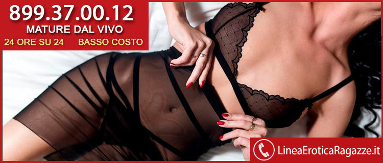 linea erotica Mature dal vivo